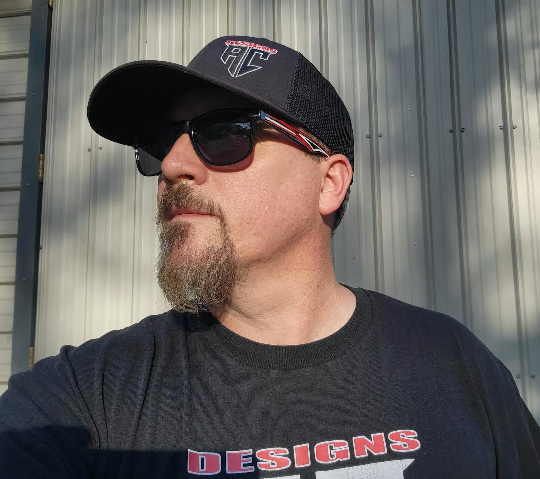 Custom Pinstriped Vintage Hot Rod Style Sunglasses